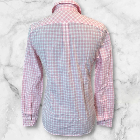Untuckit | Womans Calina Plaid Gingham Button Down 100% cotton nwt - Picture 3 of 4